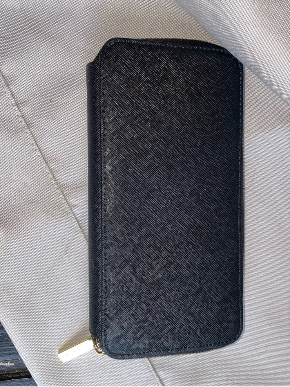 HOBO Black Zip Wallet Clutch